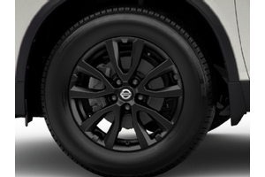 Image of Valve Stem Caps - Exclusive Midnight Black 17 Alloy Wheel (includes center Caps) image for your 2024 Nissan Rogue   